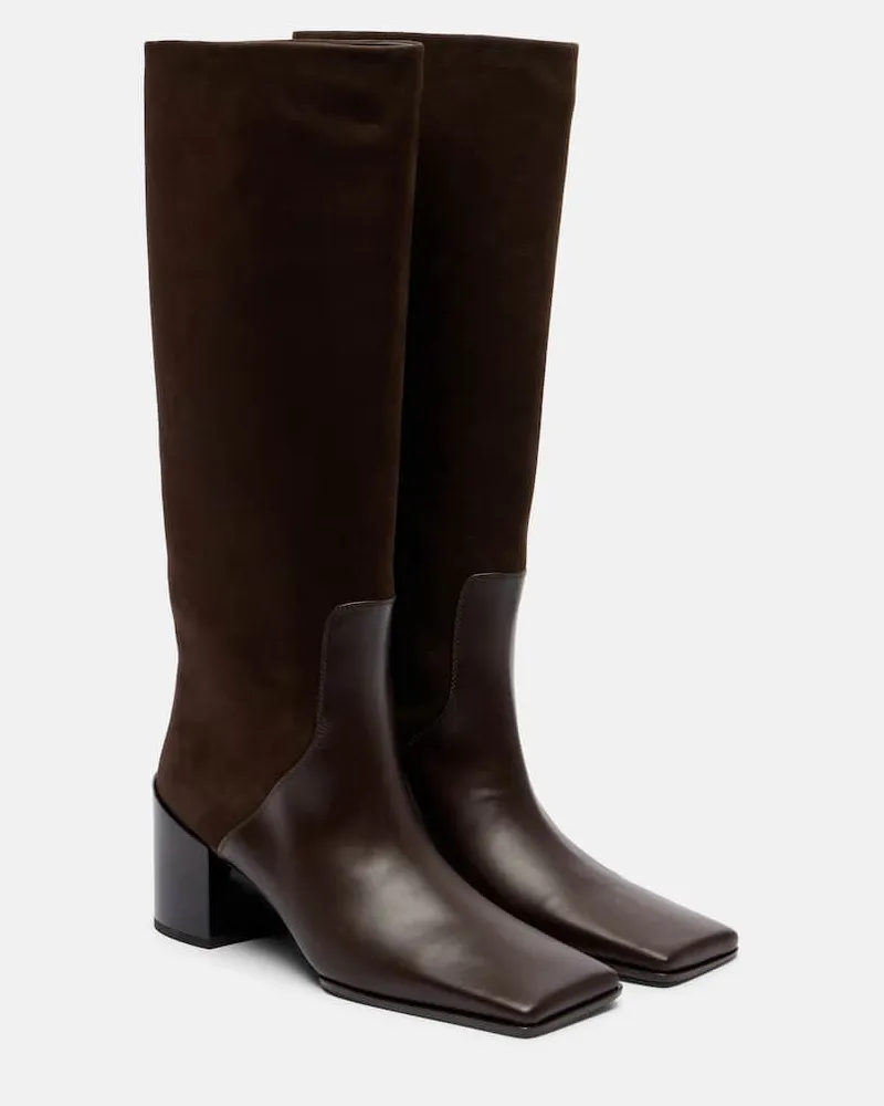 Alaïa Alaïa Stiefel 55 aus Leder Braun