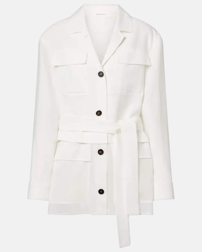 Brunello Cucinelli Jacke Weiß