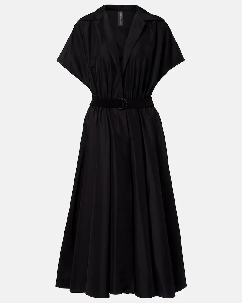 Norma Kamali Hemdblusenkleid Schwarz