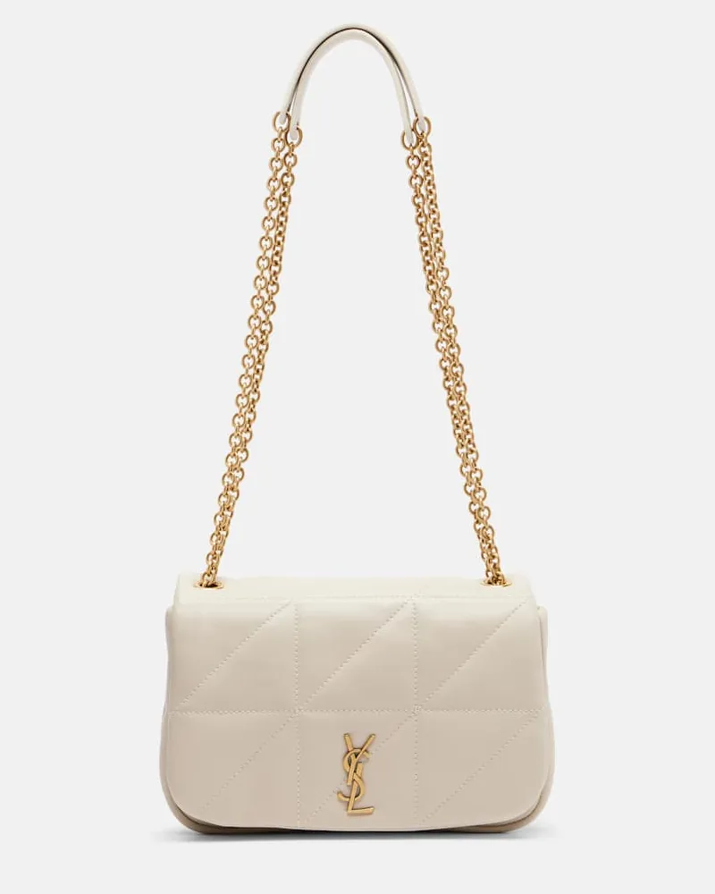 Saint Laurent Schultertasche Jamie 4.3 Mini aus Leder Weiß