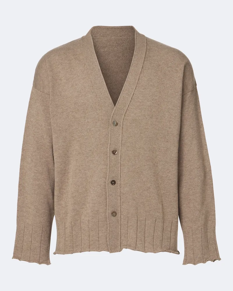 Stoffa Stòffa Cardigan aus Kaschmir Beige