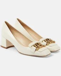 TOD'S Pumps Kate aus Leder Weiss