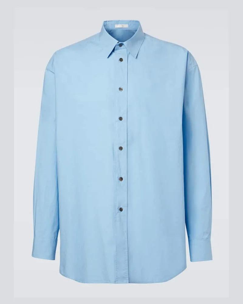 The Row Hemd Miller aus Baumwolle Blau