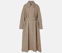 Trenchcoat aus einem Wollgemisch