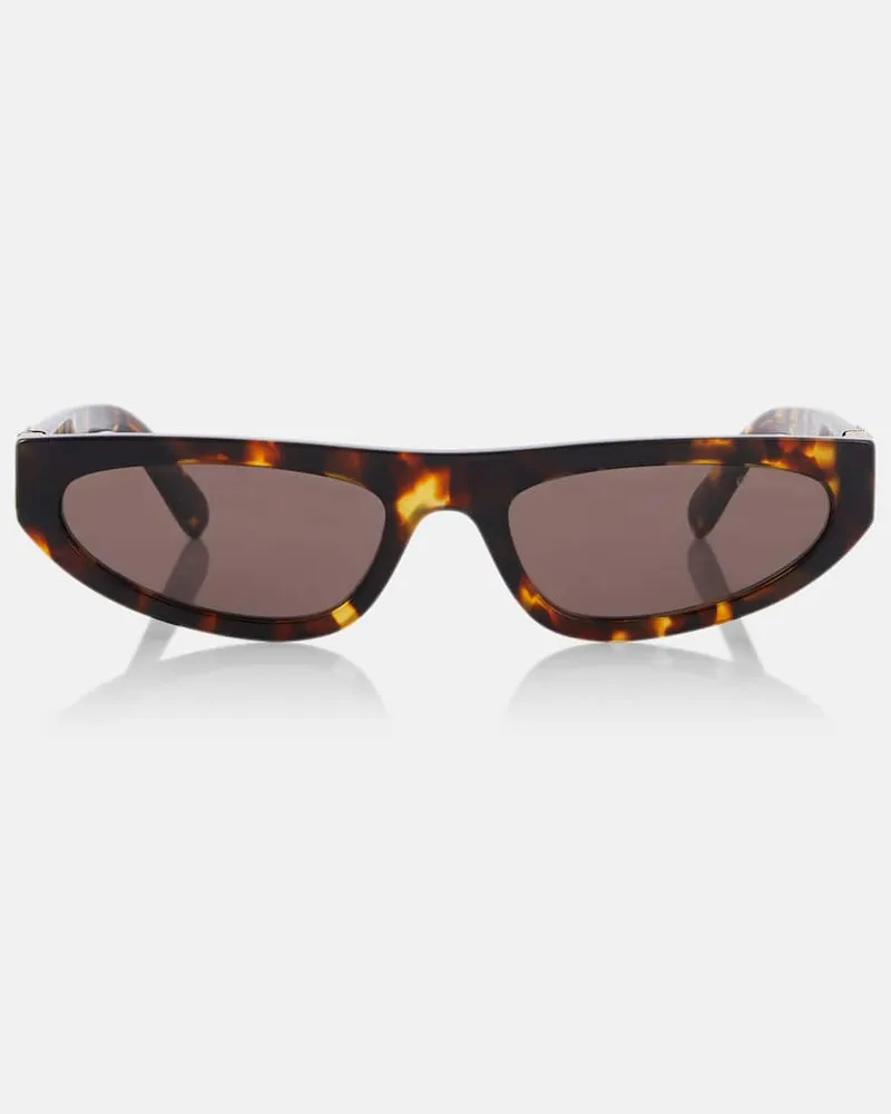 Miu Miu Cat-Eye-Sonnenbrille Miu Glimpse Braun