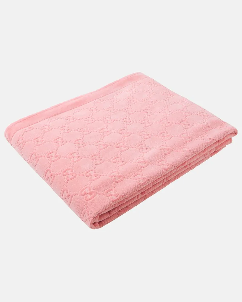 Gucci Strandhandtuch GG Pink