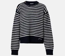 Pullover aus Wolle und Baumwolle
