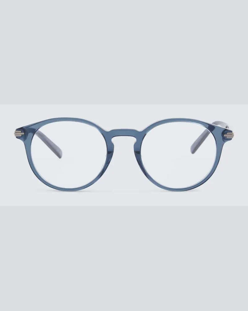 Dior Runde Brille DiorBlackSuitO R6I Blau