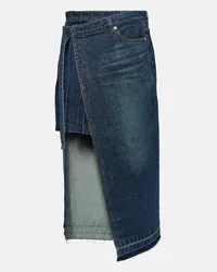 Sacai Jeansrock Blau