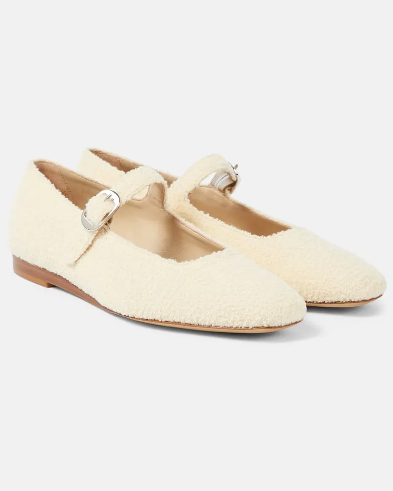 Le Monde Béryl Le Monde Béryl Mary-Jane-Ballerinas Weiß