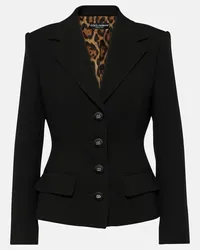 Dolce & Gabbana Jacke aus Wolle Schwarz