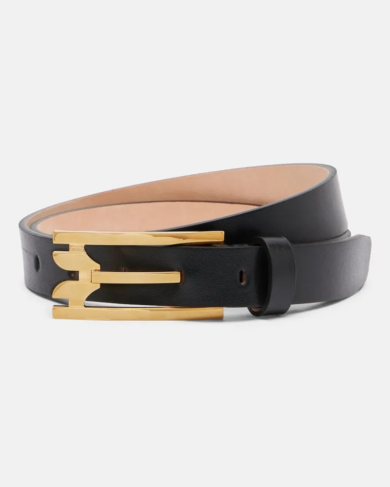 Victoria Beckham Gürtel aus Leder Schwarz