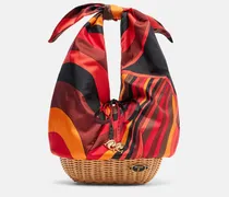Schultertasche Picnic aus Seide