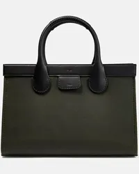 Chloé Chloe Tote Edith Large mit Leder Schwarz