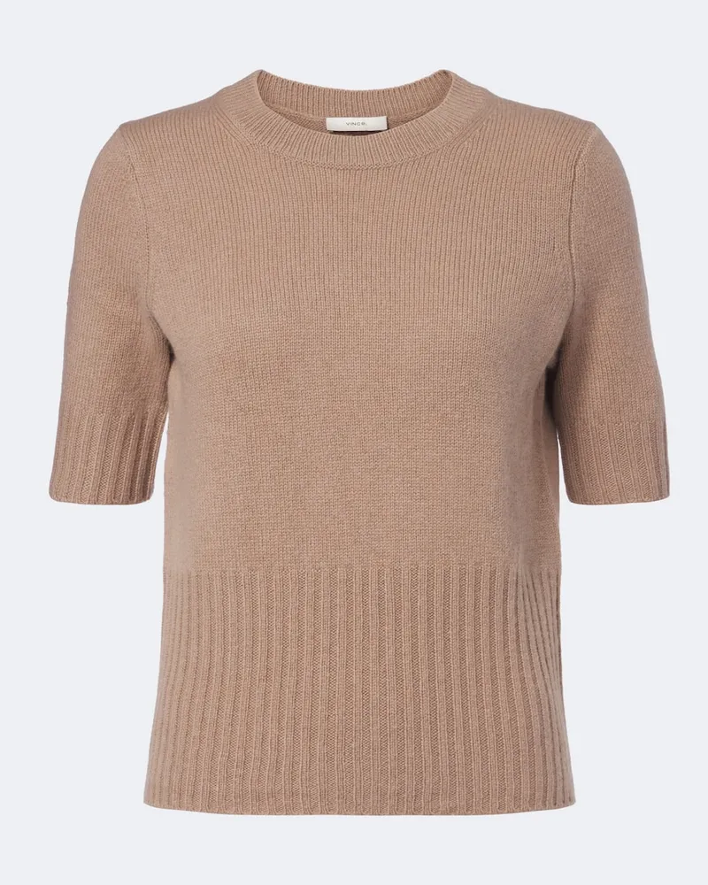 Vince Pullover aus Wolle und Kaschmir Beige