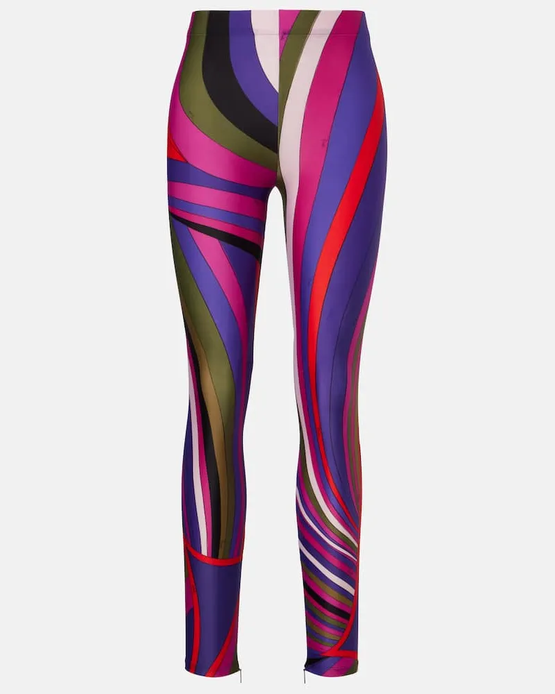 Emilio Pucci Leggings Iride aus Jersey Multicolor
