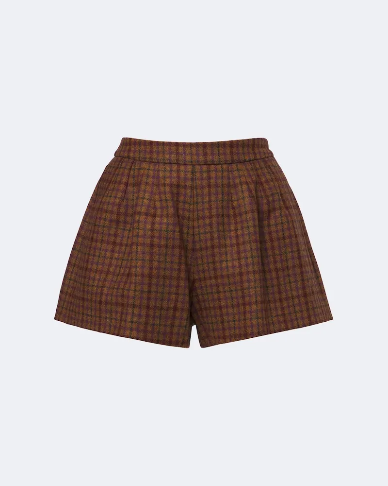 Blazé Milano Blazé Milano Shorts Tinker aus Schurwolle Braun