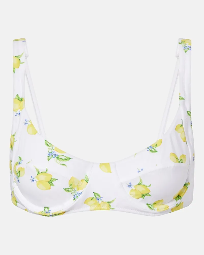 Melissa Odabash Bikini-Oberteil Tobago Weiß