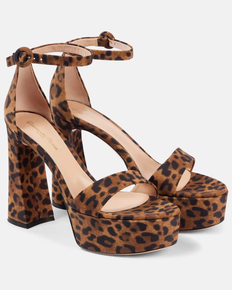 Gianvito Rossi Sandalen Braun