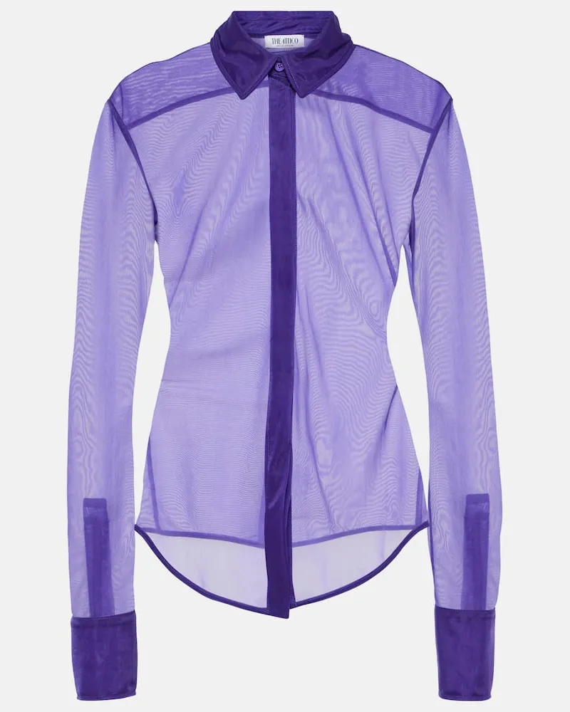 ATTICO Hemd Elton Violett