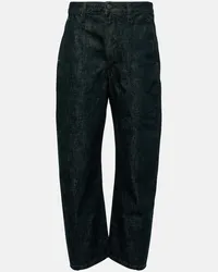 Christophe Lemaire Mid-Rise Straight Jeans Twisted Blau