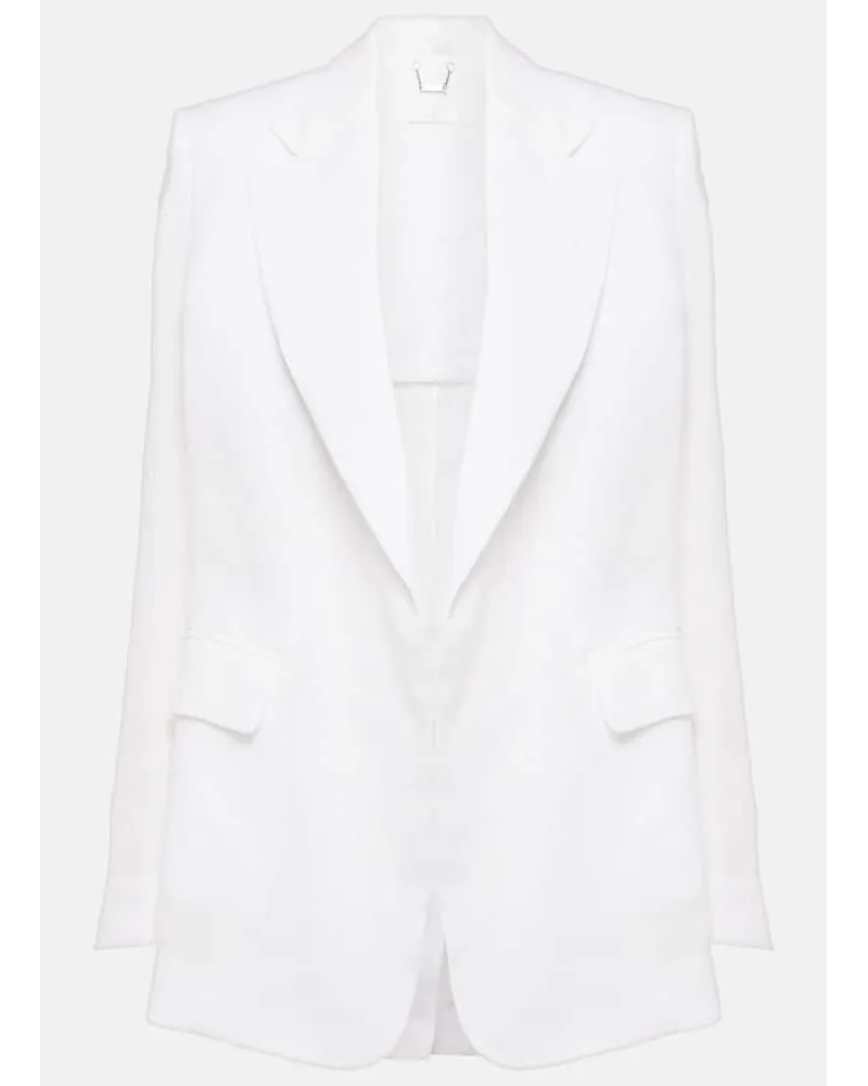 Chloé Chloe Blazer aus Ramie Weiss