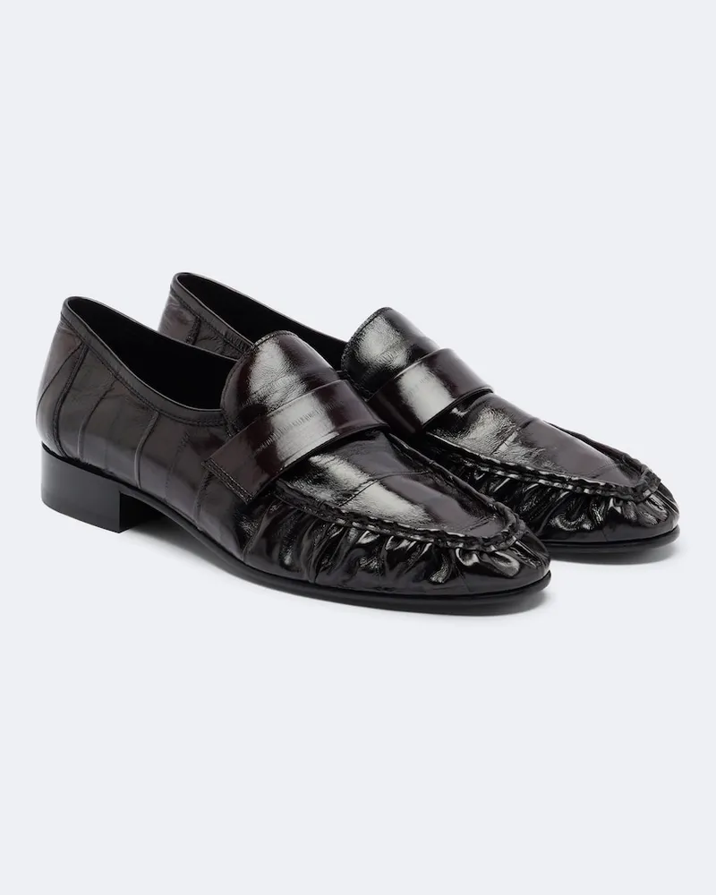 The Row Loafers aus Aalleder Braun