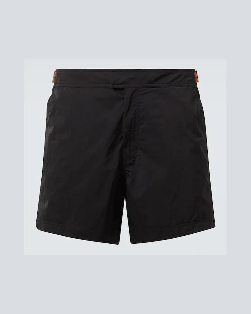 Ermenegildo Zegna Badeshorts Rio Schwarz