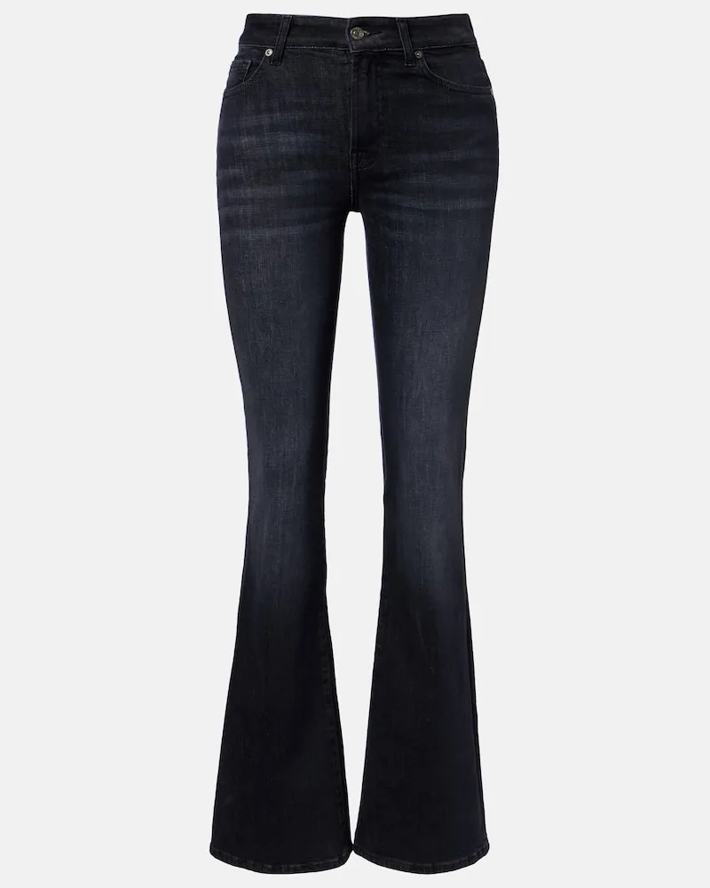 7 for all mankind Bootcut Jeans Schwarz
