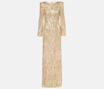 Robe mit Pailletten