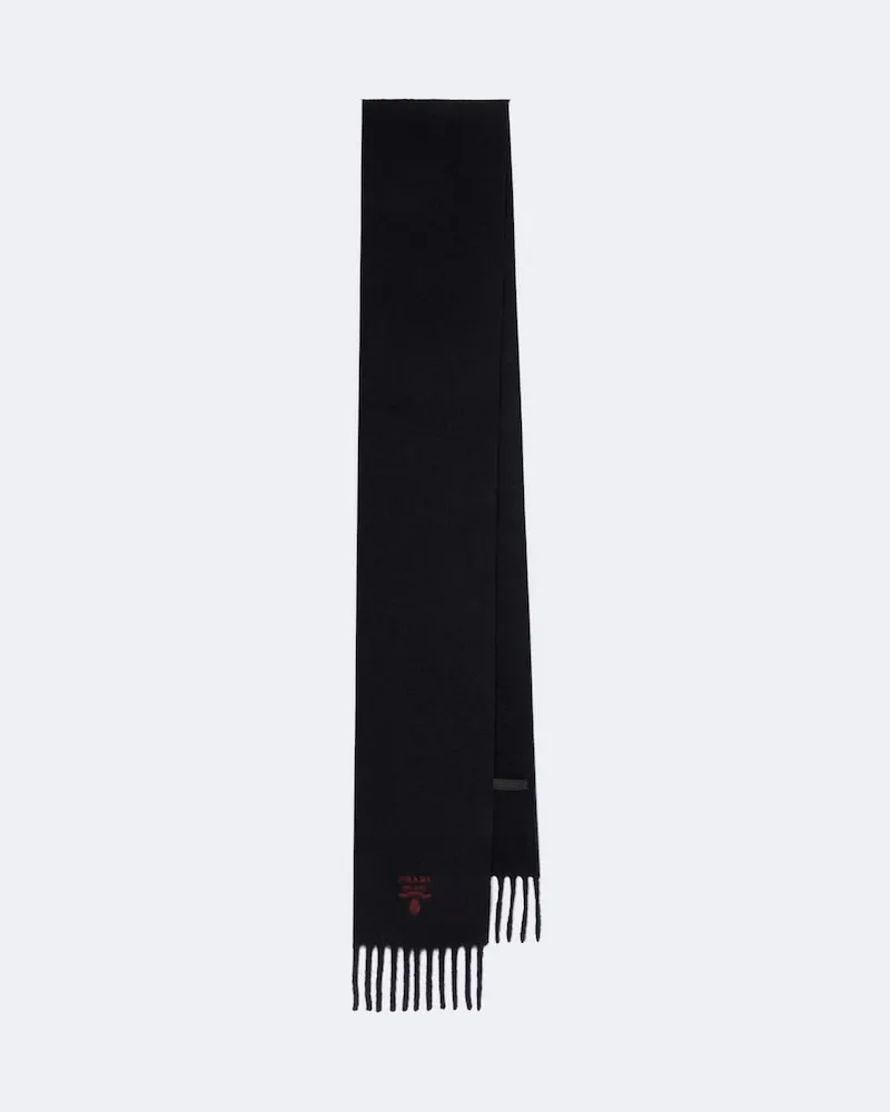 Prada Schal aus Kaschmir Blau