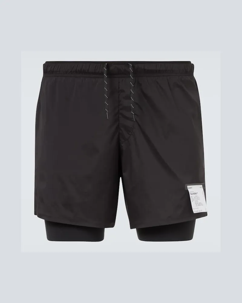 Satisfy Running Shorts TechSilk Schwarz