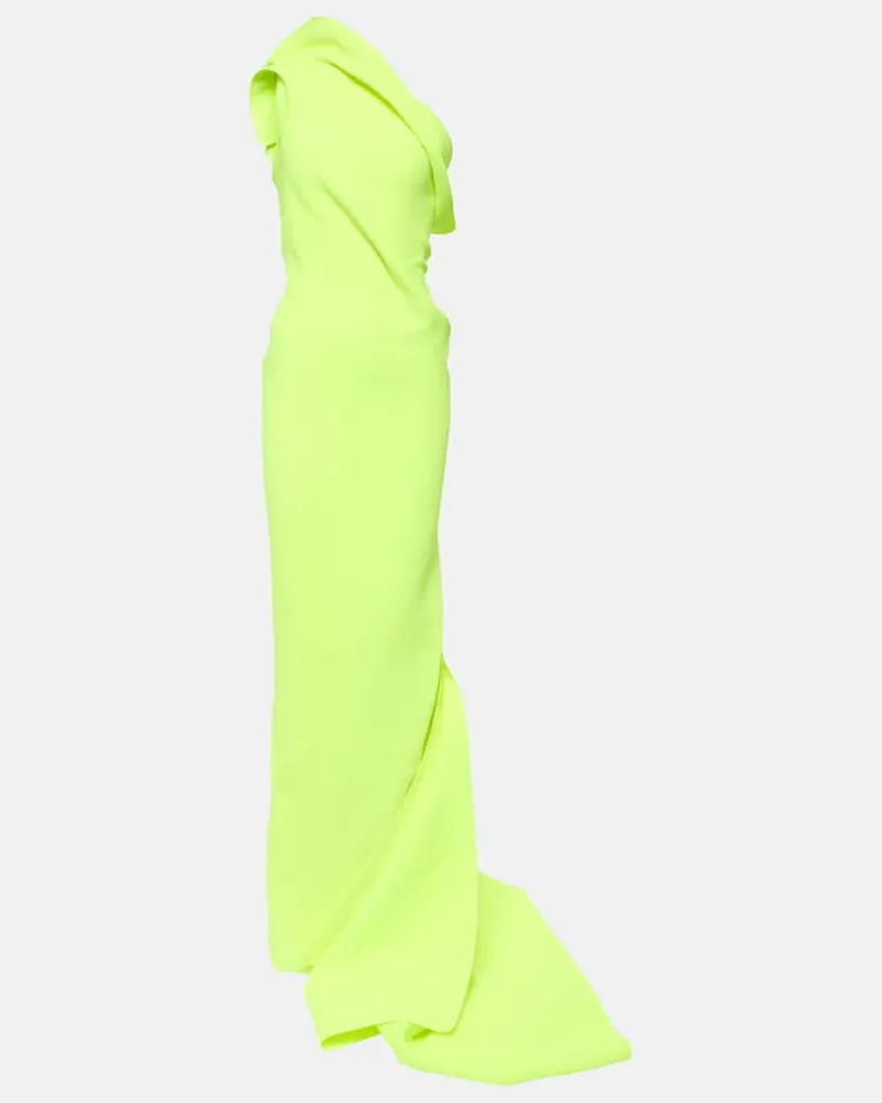 Maticevski One-Shoulder-Robe Instrumental aus Crêpe Weiß