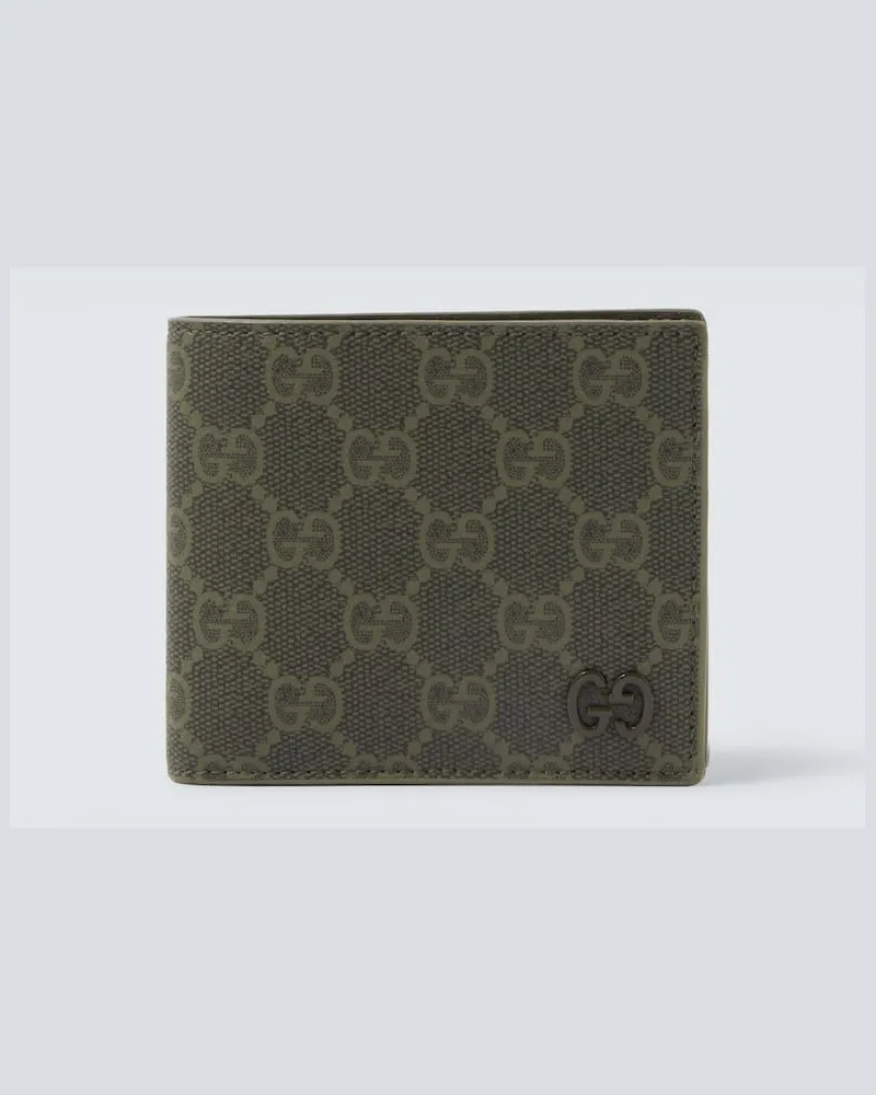Gucci Portemonnaie GG aus Leder Grün