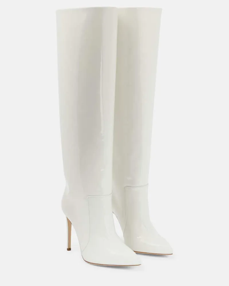 Paris Texas Stiefel aus Leder Weiã