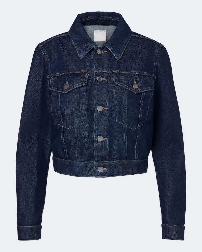 Calvin Klein Cropped-Jeansjacke Karine Blau