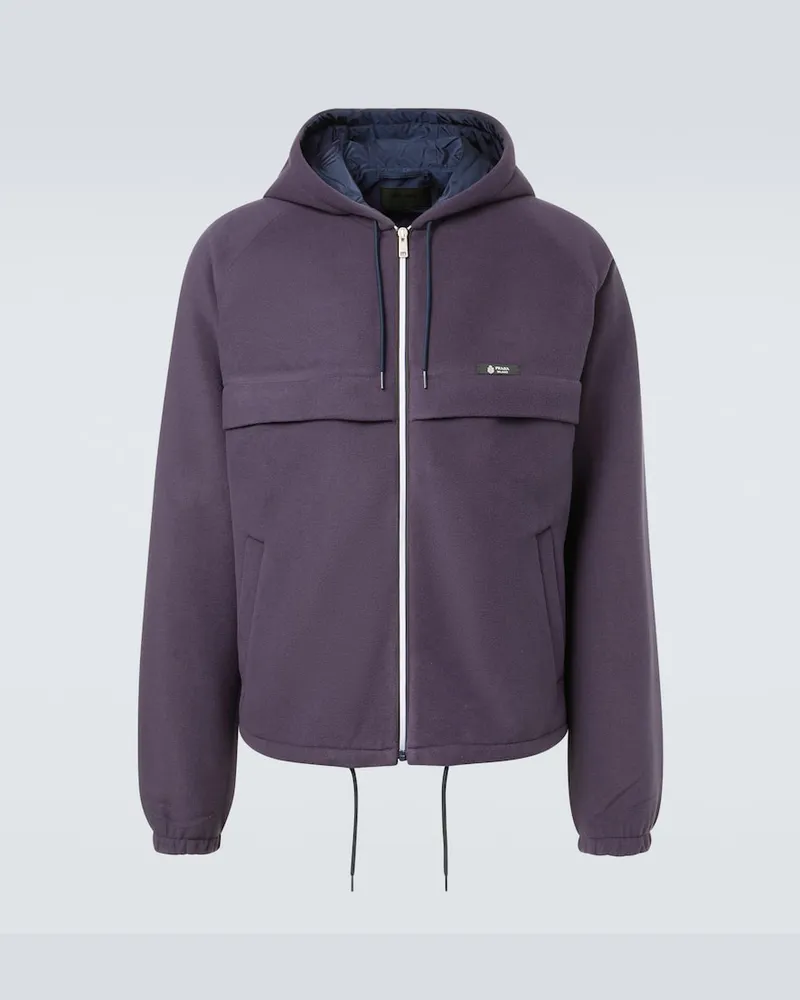 Prada Kapuzenjacke Blau