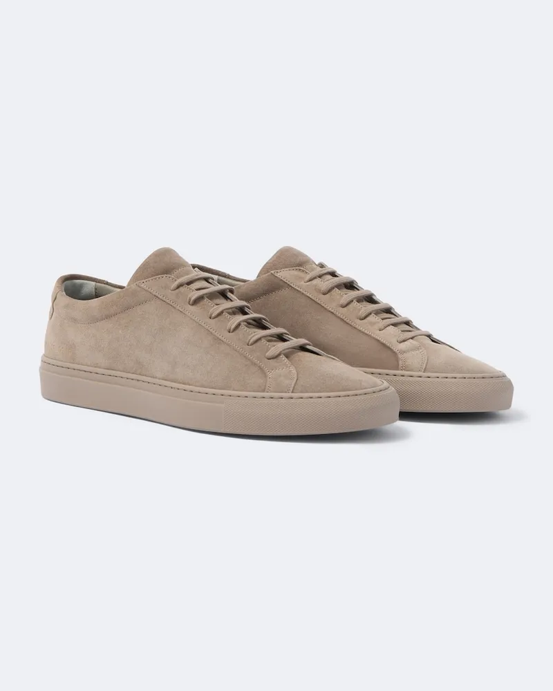 Common Projects Sneakers Achilles aus Veloursleder Grau