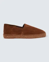 Tom Ford Espadrilles Barnes aus Veloursleder Braun