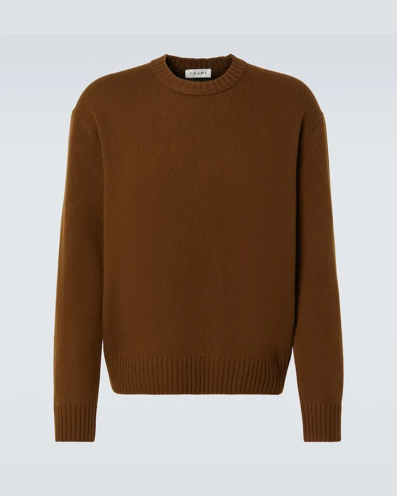 Frame Denim Pullover aus Kaschmir Braun