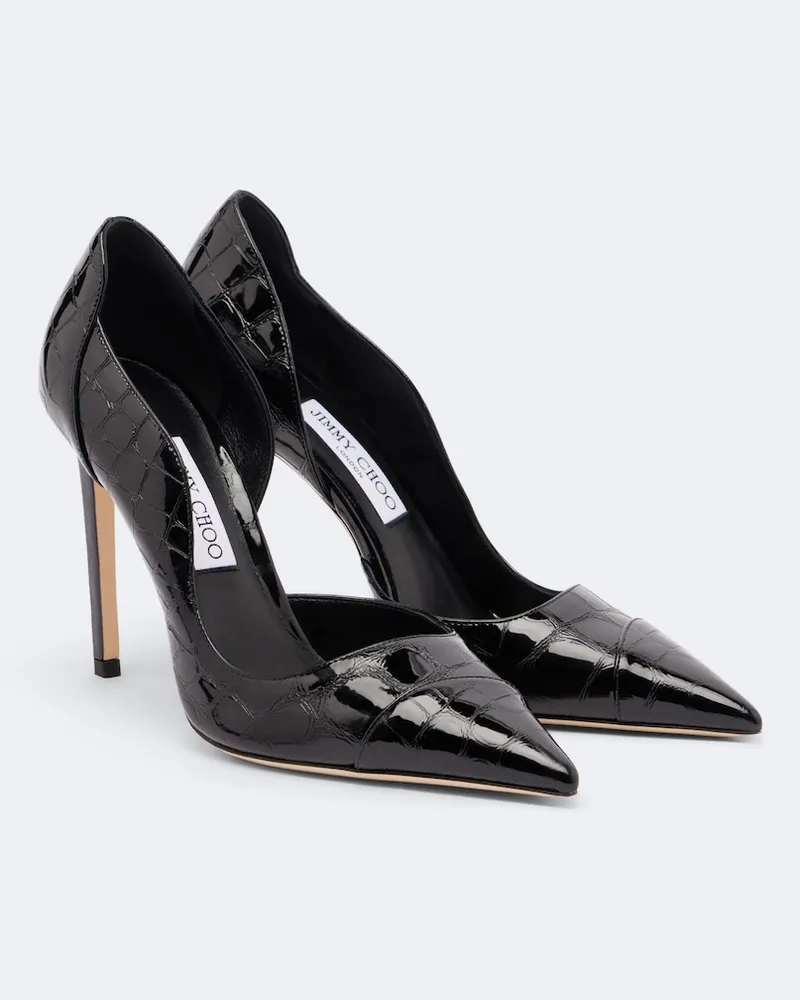 Jimmy Choo Pumps Brigitte aus Leder Schwarz