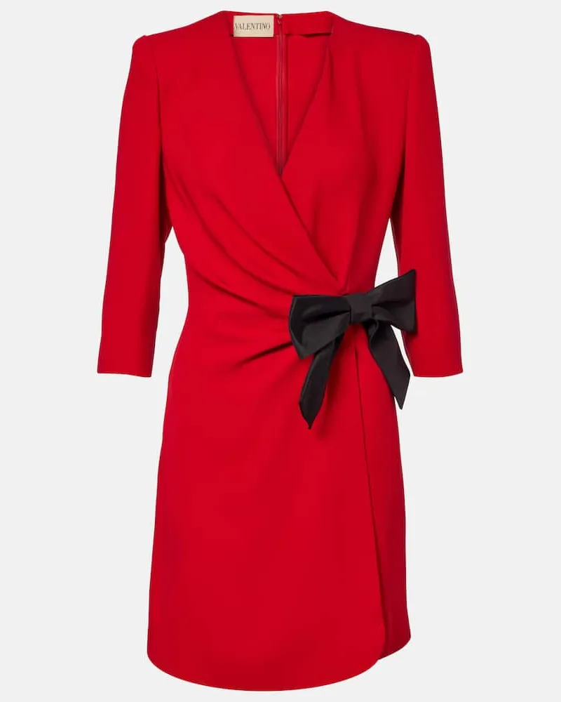 Valentino Garavani Minikleid aus Seide Rot