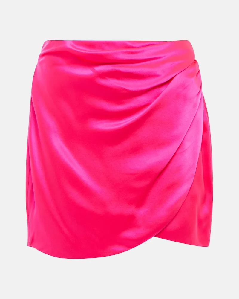 The Sei Minirock aus Seide Rosa