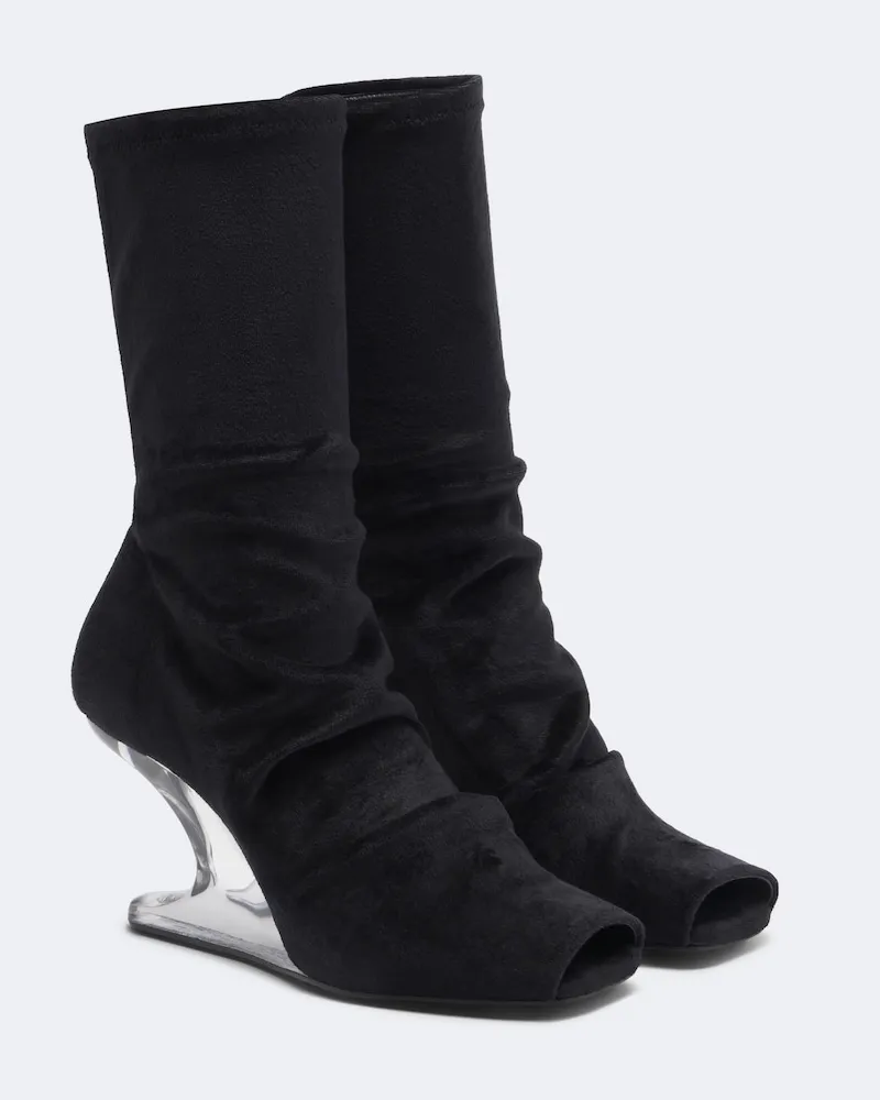 Rick Owens Ankle Boots Cantilever Schwarz