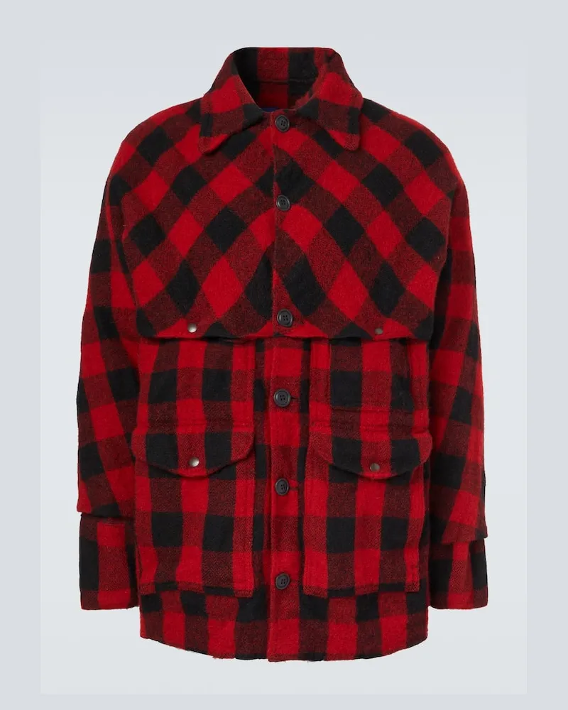 Junya Watanabe Jacke aus Wolle Rot