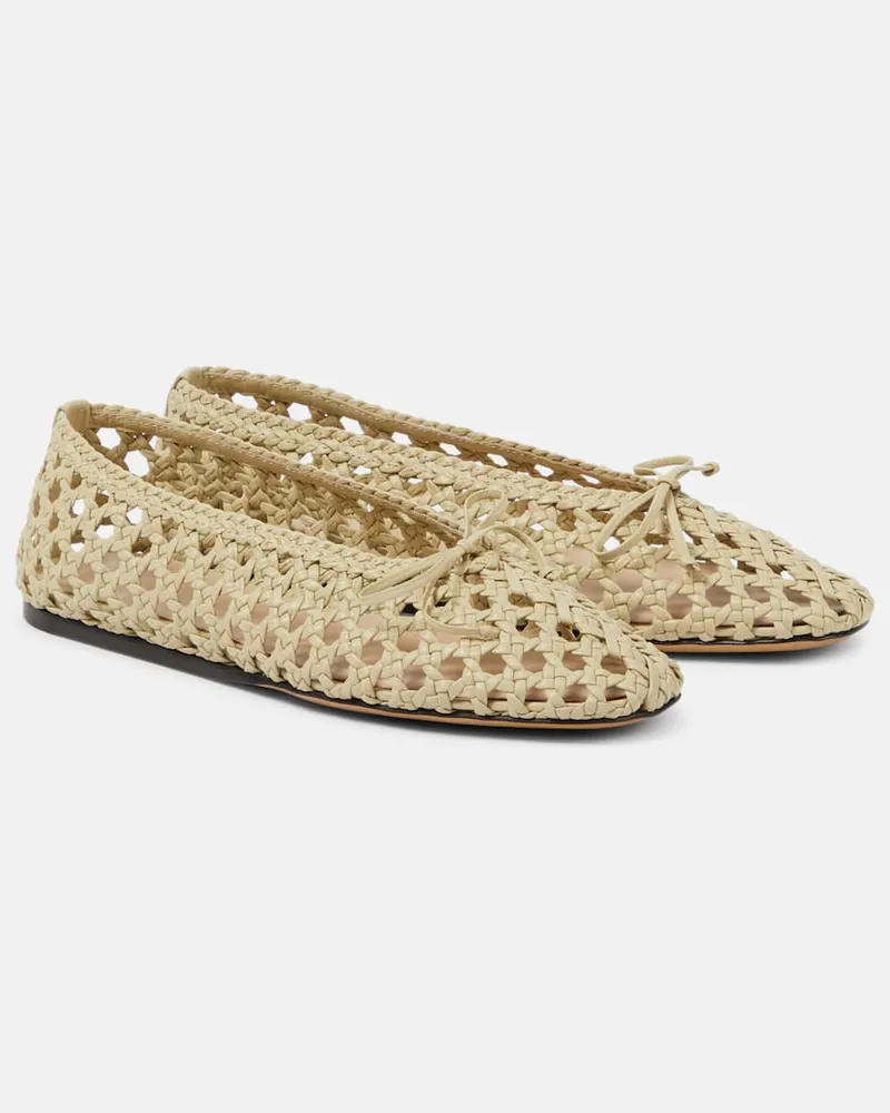 Le Monde Béryl Le Monde Béryl Ballerinas Regency aus Leder Weiß