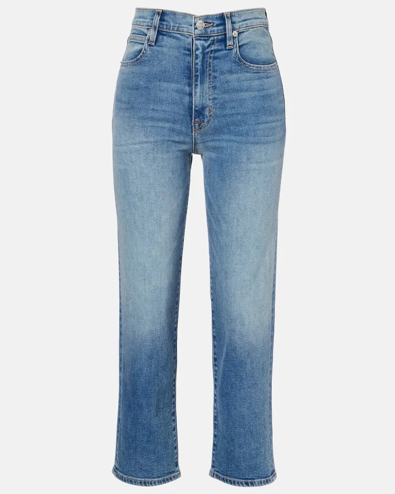 SLVRLAKE Cropped Straight Jeans London Blau