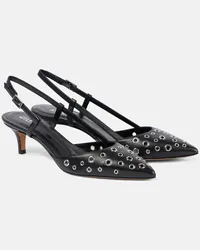 Isabel Marant Slingback-Pumps Pilia aus Leder Schwarz