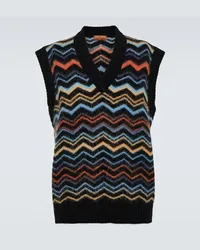 Missoni Pullunder aus einem Wollgemisch Multicolor