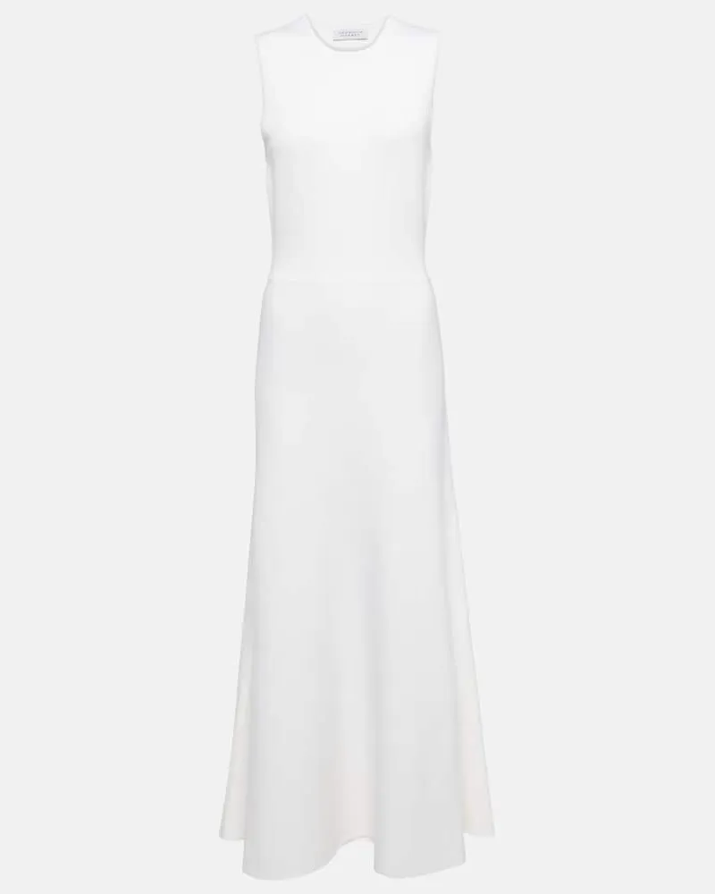 Gabriela Hearst Maxikleid aus einem Wollgemisch Weiß
